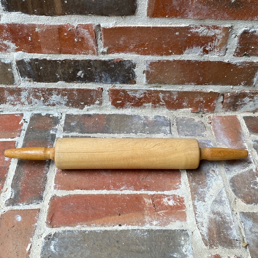 Vintage Foley Wooden Rolling Pin with Ball Bearings 18”